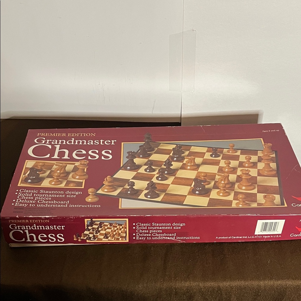 😄Grandmaster chess premier edition 1981 classic Staunton design